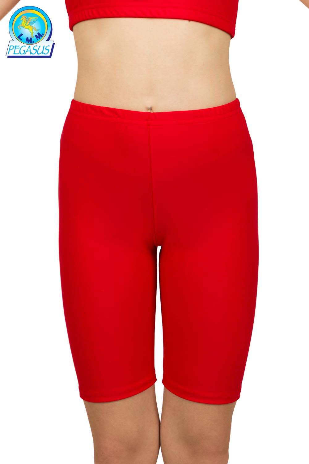 PANTALONCINI CICLISTA IN LYCRA ROSSO DONNA
